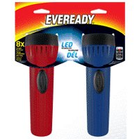 Eveready Economy 3151L2S Flashlight, LED, 50 hr