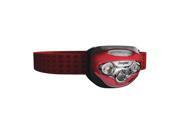 ENERGIZER� VISION HD LED HEADLAMP, DIMMABLE, 3 LIGHT MODES, 150 LUMENS, RED, INCLUDES 3-AAA ENERGIZER� MAX� BATTERIES
