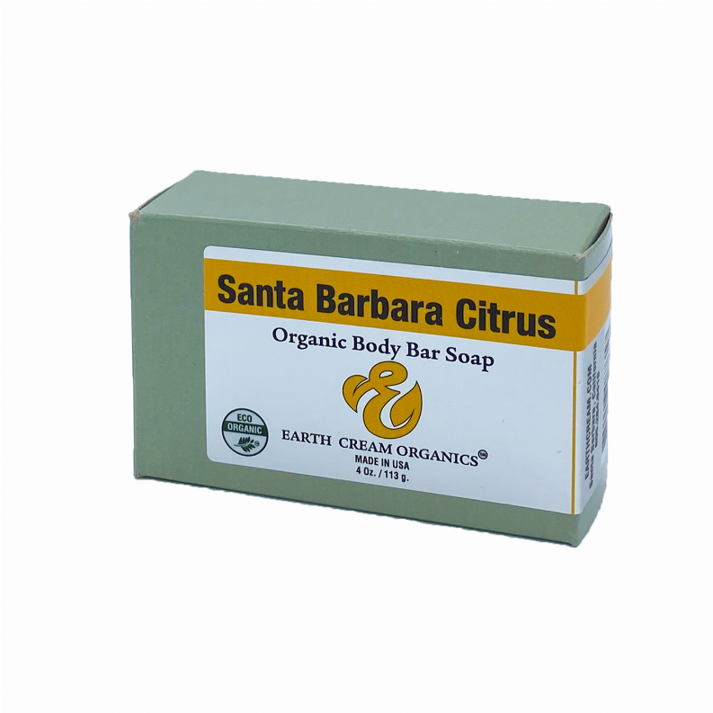 Organic Body Bar Soap, Santa Barbara Citrus 3 pack