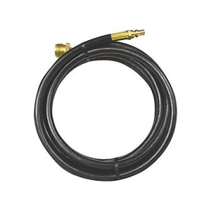 12FT RV QUICK CONNECT HOSE ASSEMBLY (MALE QC PLUG X 1IN 20 MALE) CLAMSHELL