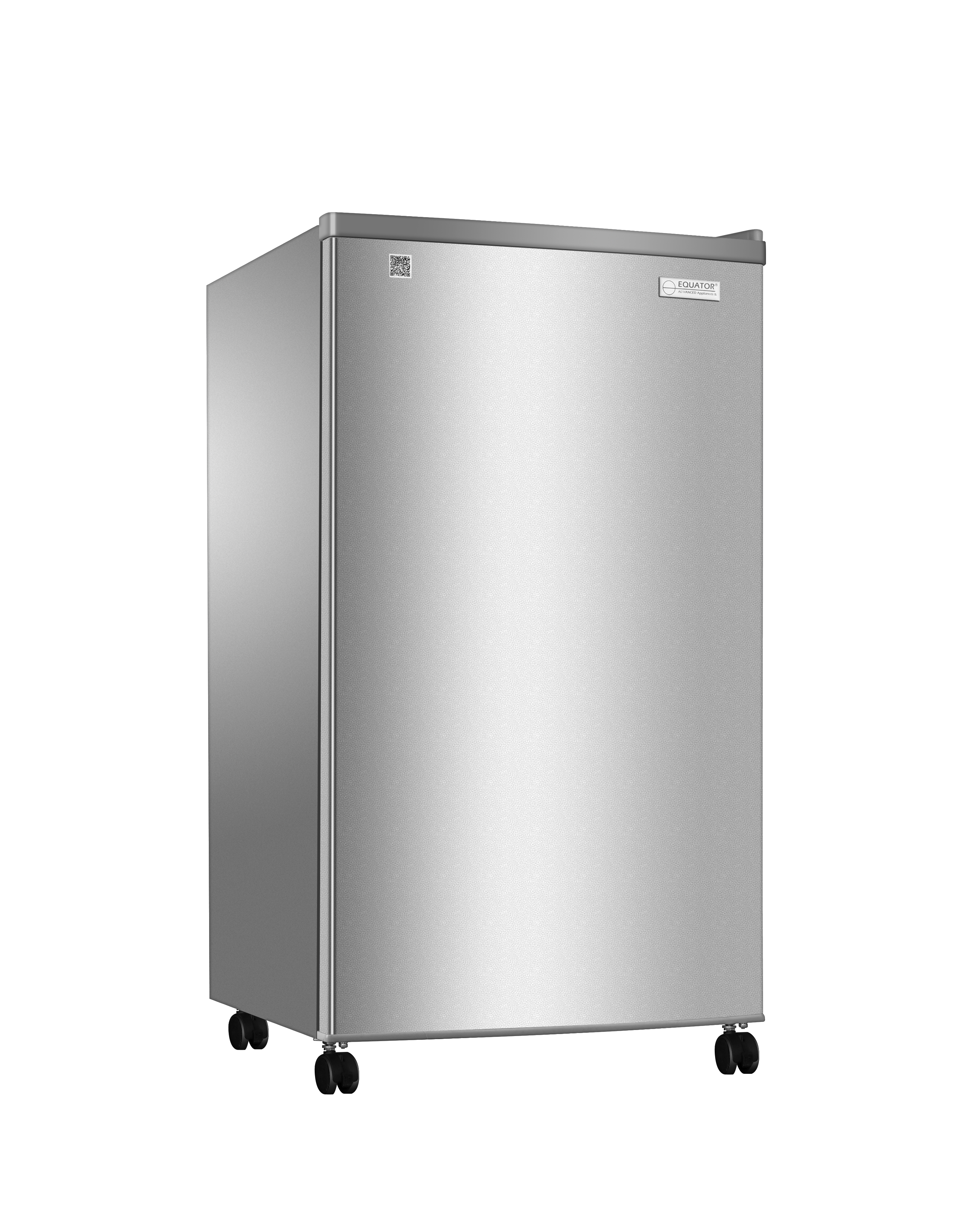 Equator 3.5 cu.ft. Real Stainless Outdoor Refrigerator - Wine Rack and Casters