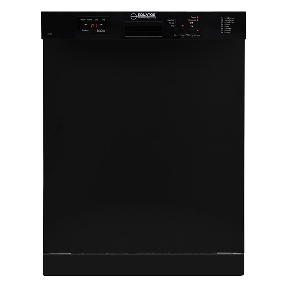 24" Built in 14 place Dishwasher in White/Black/Stainless
