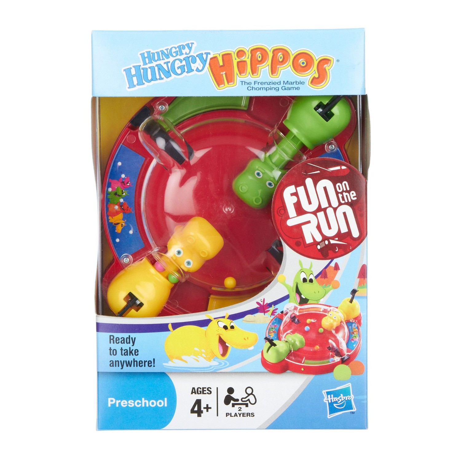 Travel-Size Hungry Hungry Hippos Game