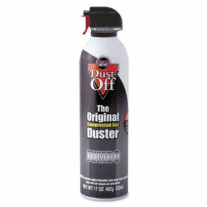 Disposable Compressed Gas Duster, 17 oz Can