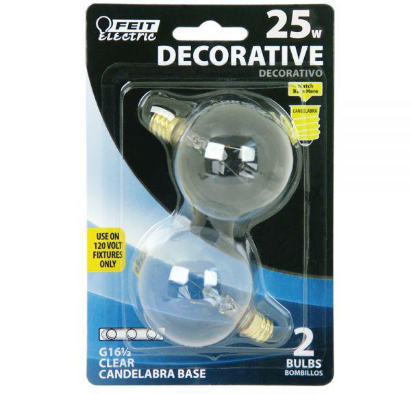 BP25G161/2 Clear Globe Lamp