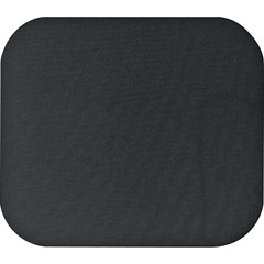 Polyester Mouse Pad, Nonskid Rubber Base, 9 x 8, Black