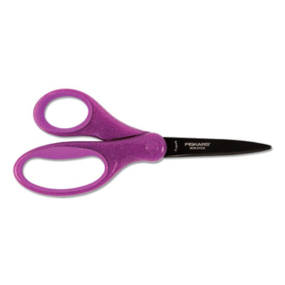 Student Designer Non-Stick Scissors, 7" Length, 2 3/4" Cut, Pointed, Assorted