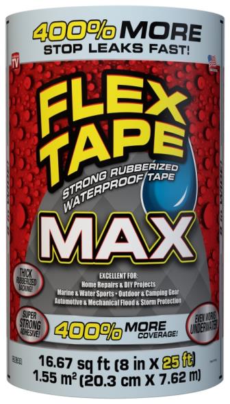 Flex Tape Clear MAX 8in x 25ft tape