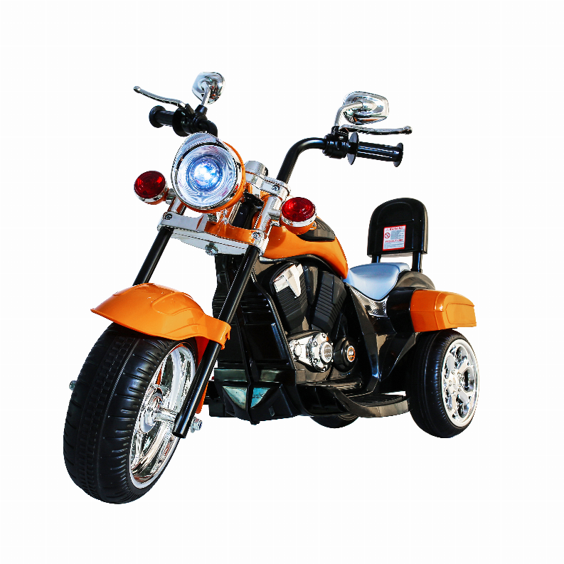 6V Freddo Toys Chopper Style Ride on Trike - Orange
