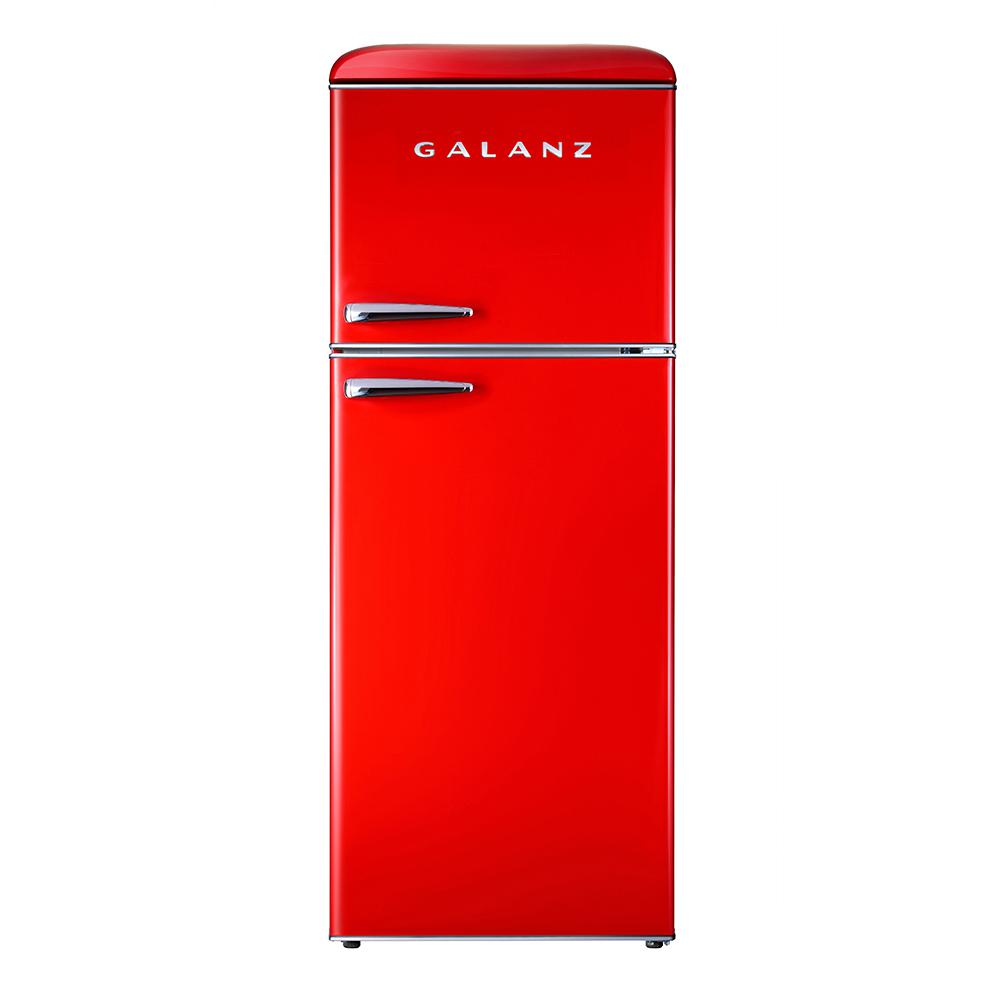 10 CF Top Mount Refrigerator, Retro Style