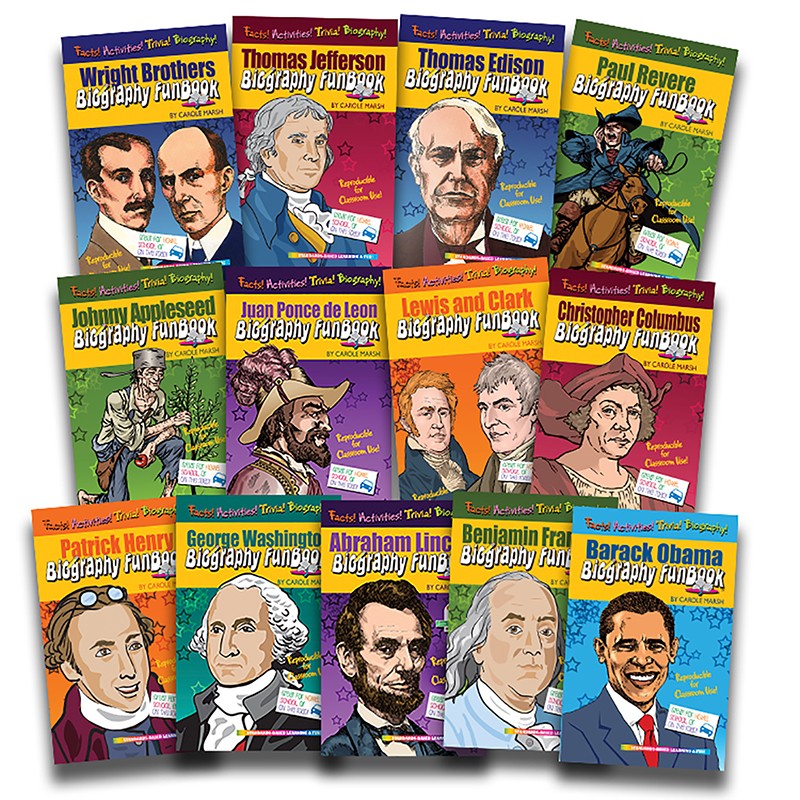 Presidents, Explorers and Inventions Set - Set of 13 Books