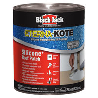 Eterna-Kote 5575-1-02 Silicone Roof Patch, 1 qt, Container, White, Paste