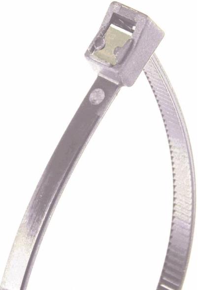 Cutting Edge 45-311SC Double Lock Self Cutting Cable Tie, 3 in, Nylon, Natural, 11 in L