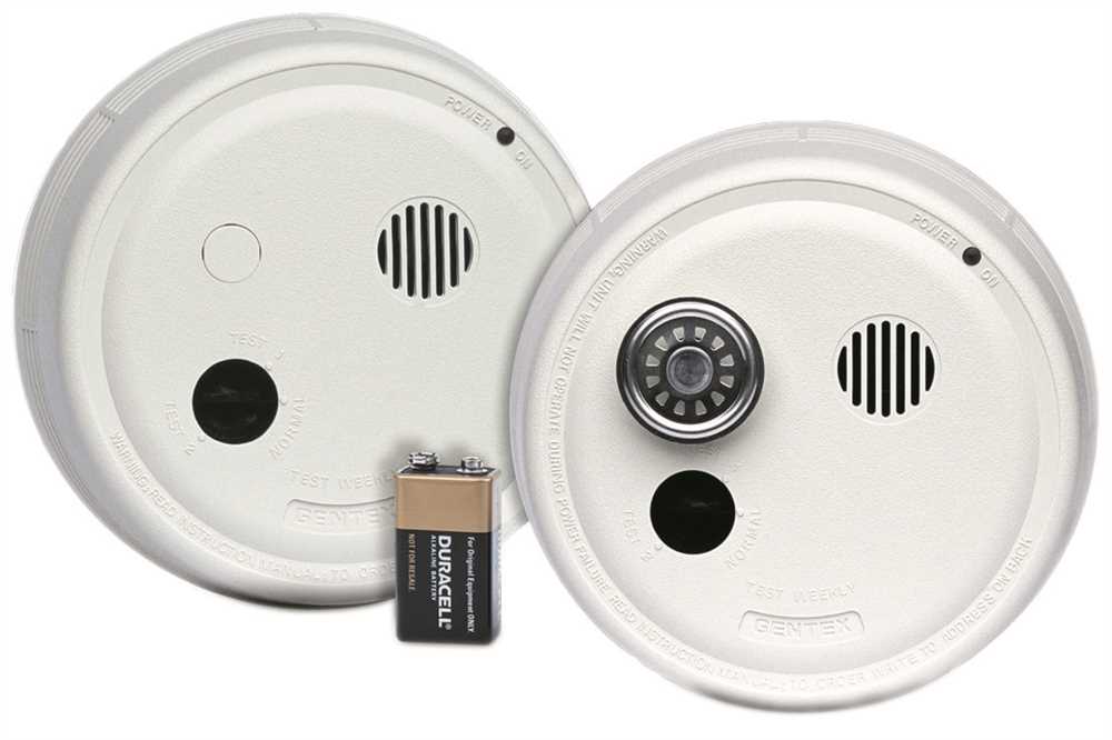 GENTEX PHOTOELECTRIC SMOKE ALARM, HARDWIRED WITH BATTERY BACKUP AND ISOLATED HEAT ALARM, INTERCONNECTED, WALL MOUNT