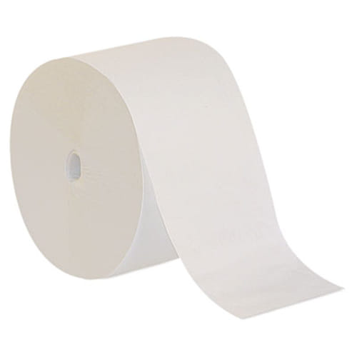 Compact Coreless One-Ply Bath Tissue, White, 3000 Sheets/Roll, 18Rolls/Carton