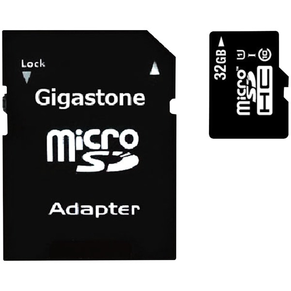 Gigastone GS-2IN1600X32GB-R Prime Series microSD Card with Adapter (32GB)