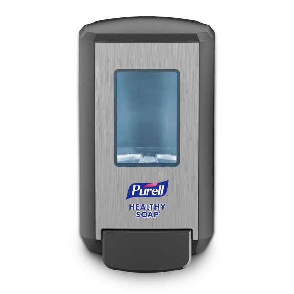 CS4 Soap Push-Style Dispenser, 1250mL, 4.88" x 8.19" x 11.38", Graphite