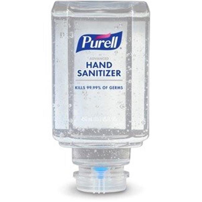 Advanced Gel Hand Sanitizer, Clean Scent, For ES1, 450 mL Refill, 6/Carton