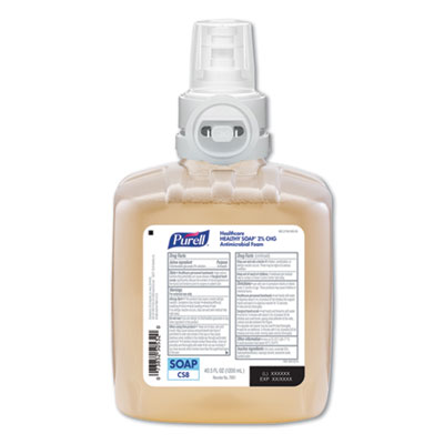 Healthy Soap 2.0% CHG Antimicrobial Foam, 1200 mL, 2/Case