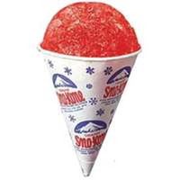 Gold Medal 1060M Disposable Sno-Kone Cup, 6 oz, Dry WaX Paper