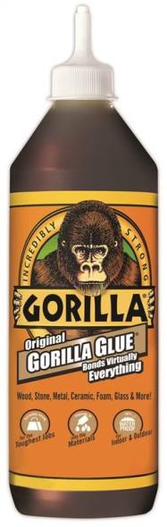 Gorilla 5003601 Original Glue, 36 oz, Bottle, Brown, Liquid