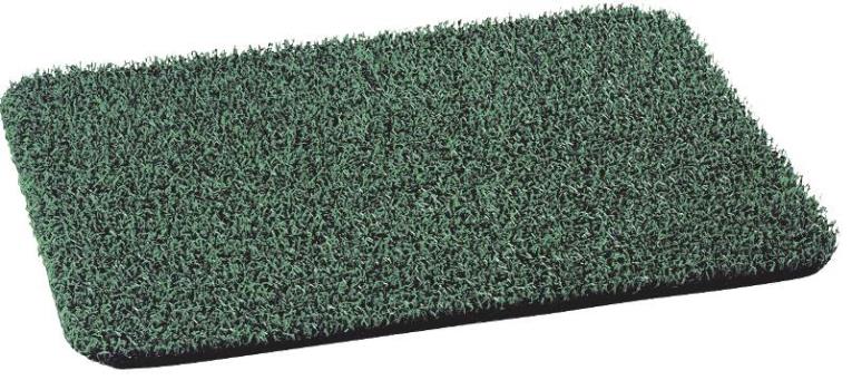 GrassWorx AstroTurf Door Mat, 30 in L X 18 in W, Polyethylene, Spruce Green