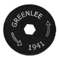 Greenlee 1941-1 Cutter Blade, For Use with 6A646 BX Flexible Metal Conduit Cutter, Hardened Steel