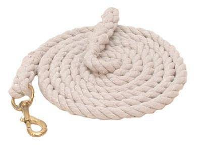 Gatsby Cotton 8' Lead with Bolt Snap 8' White