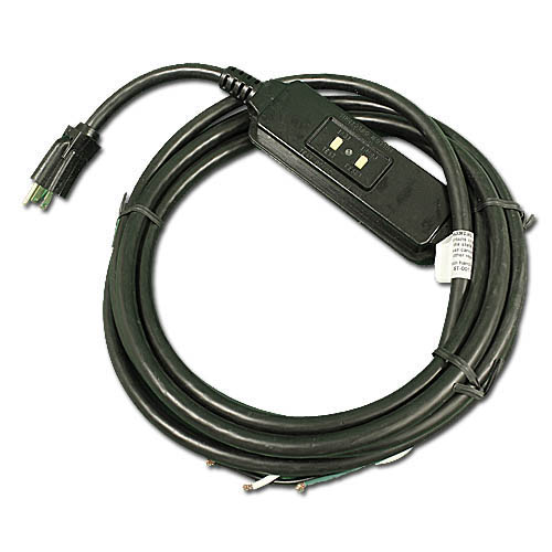 GFCI, Leviton, Cord Connected, 115V, 15 Amp, w/16' Cord, 14/3 Wire