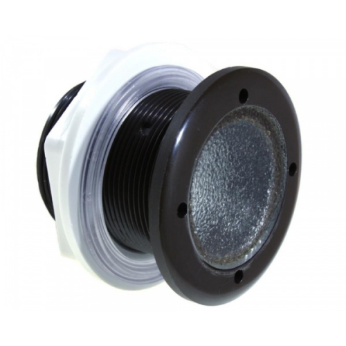 Light Lens Kit, Oryan, Mini (Redwood Tub) Rear Access, ABS, Black, 3-1/4" Face, 2-1/2" Hole Size