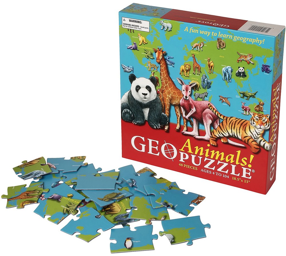 GeoPuzzle Animals Jigsaw Puzzle