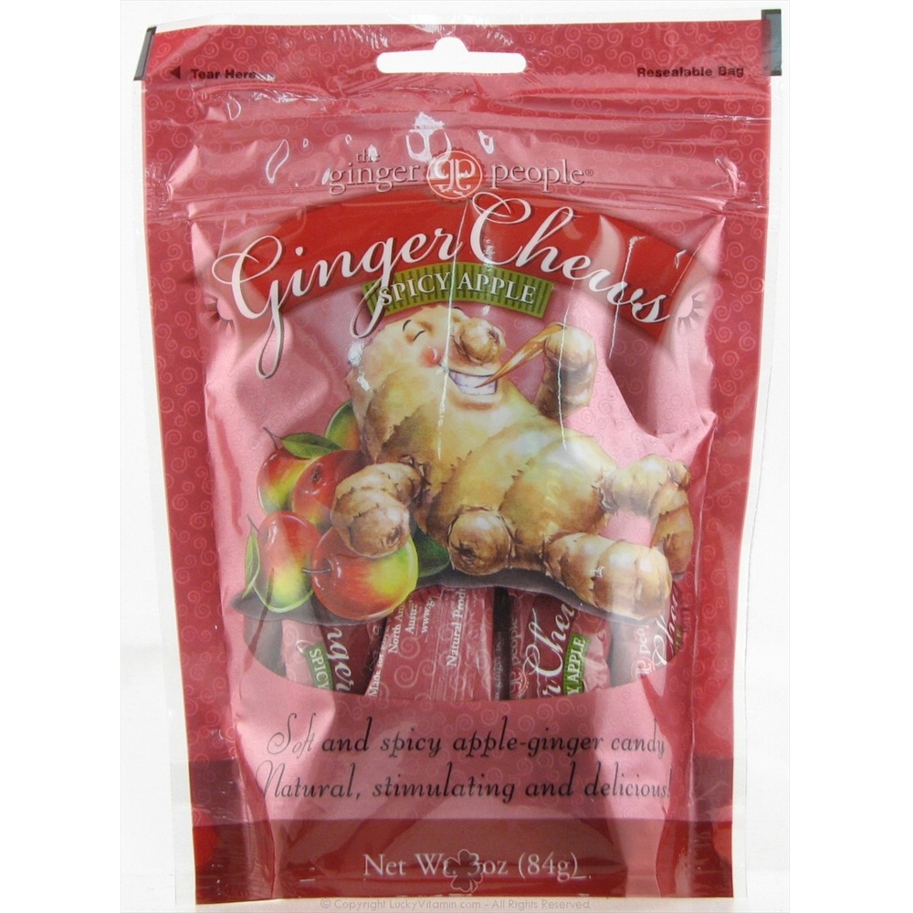 Ginger People Spicy Apple Ginger Chews (24x3 Oz)