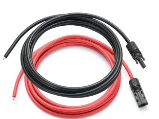 MC4-OUTPUT-10, MC4 10 FOOT WIRE W/MALE AND FEMALE CONNECTOR
