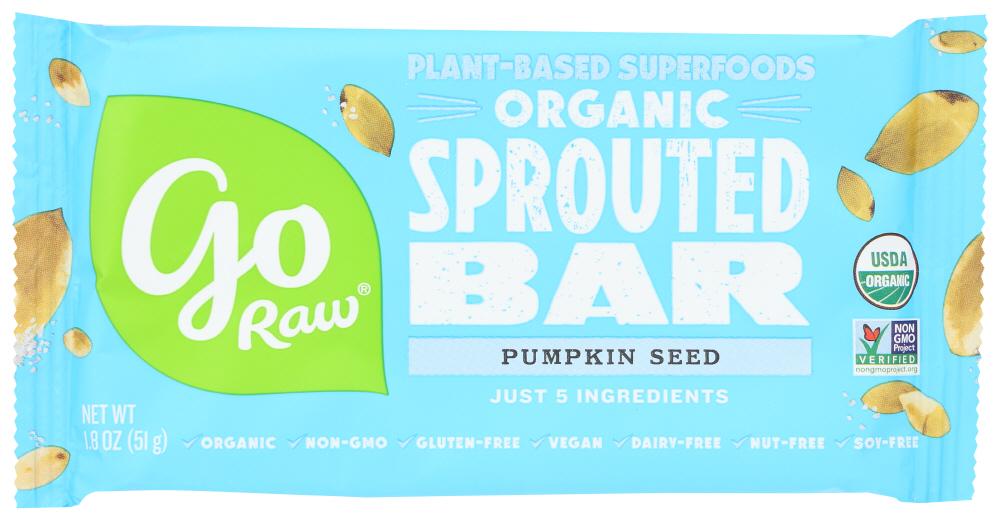 Go Raw Organic Live Pumpkin Bar (20x1.8 OZ)