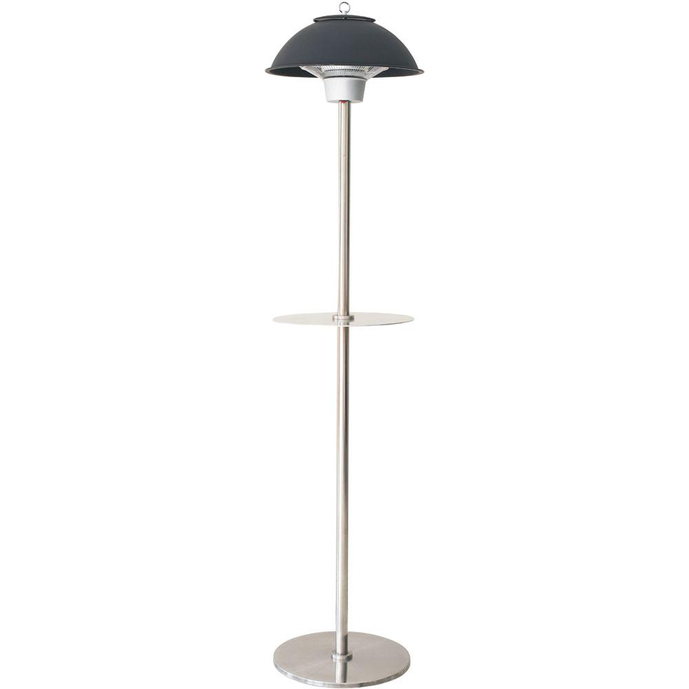 6.8' Electric Infrared Carbon Stand Lamp with Two Heat Levels