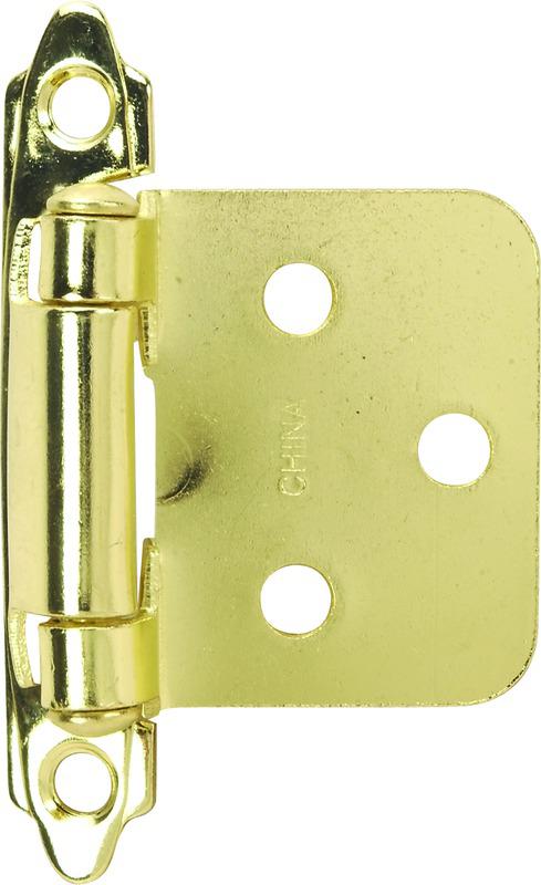 48-9088 Polished Brass Flush Hinge