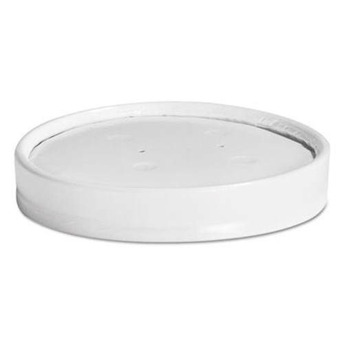 Vented Paper Lids, 8-16oz Cups, White, 25/Sleeve, 40 Sleeves/Case