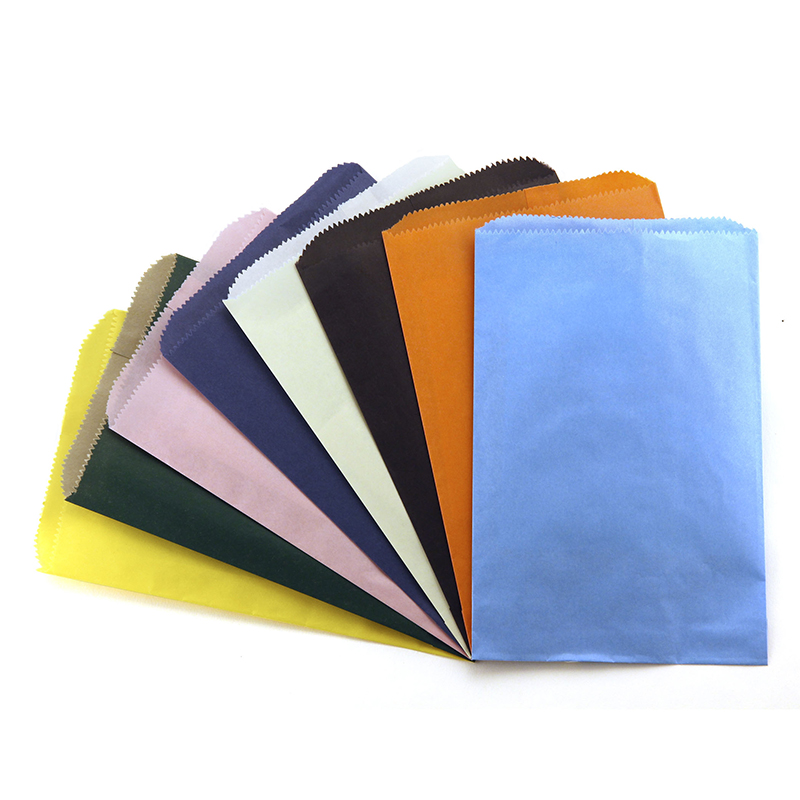 Pinch Bottom Bags, Assorted Colors, 6" x 9", Pack of 28