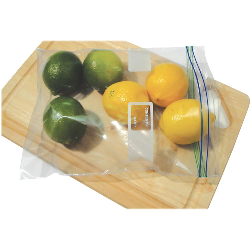 Heritage Reclosable Food/Utility Bags - 2 gal Capacity - 13" Width x 15.60" Length - 1.75 mil (44 Micron) Thickness - Low Densit