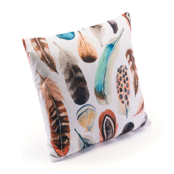 17.7" X 17.7" X 1.2" Nature-Inspired Multicolor Pillow