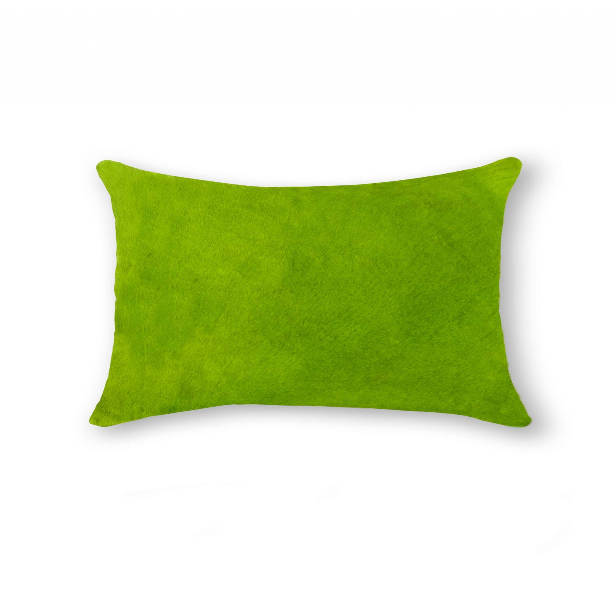 12" x 20" x 5" Lime Cowhide - Pillow