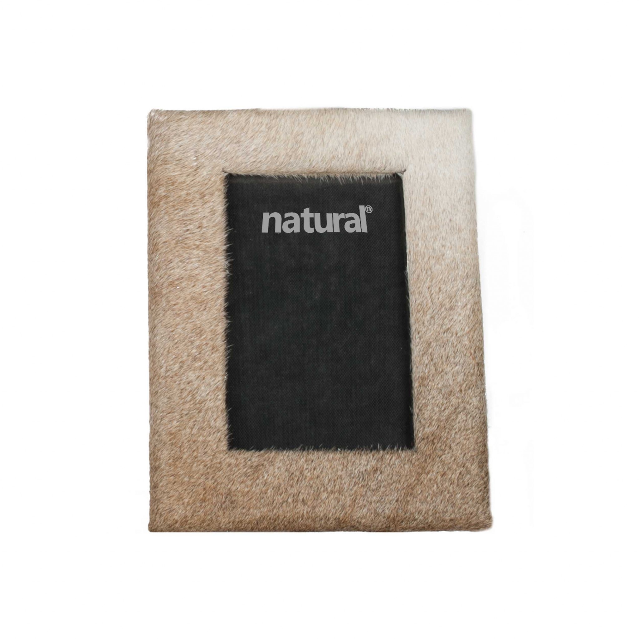 11" x 13" Natural Cowhide - 8" x 10" Picture Frame