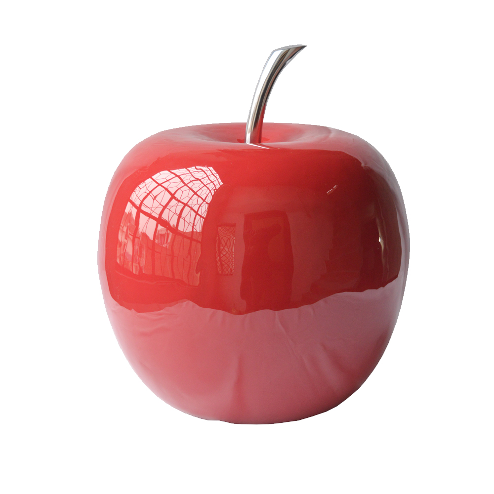 10" x 10" x 11" Buffed & Red Extra Large Apple