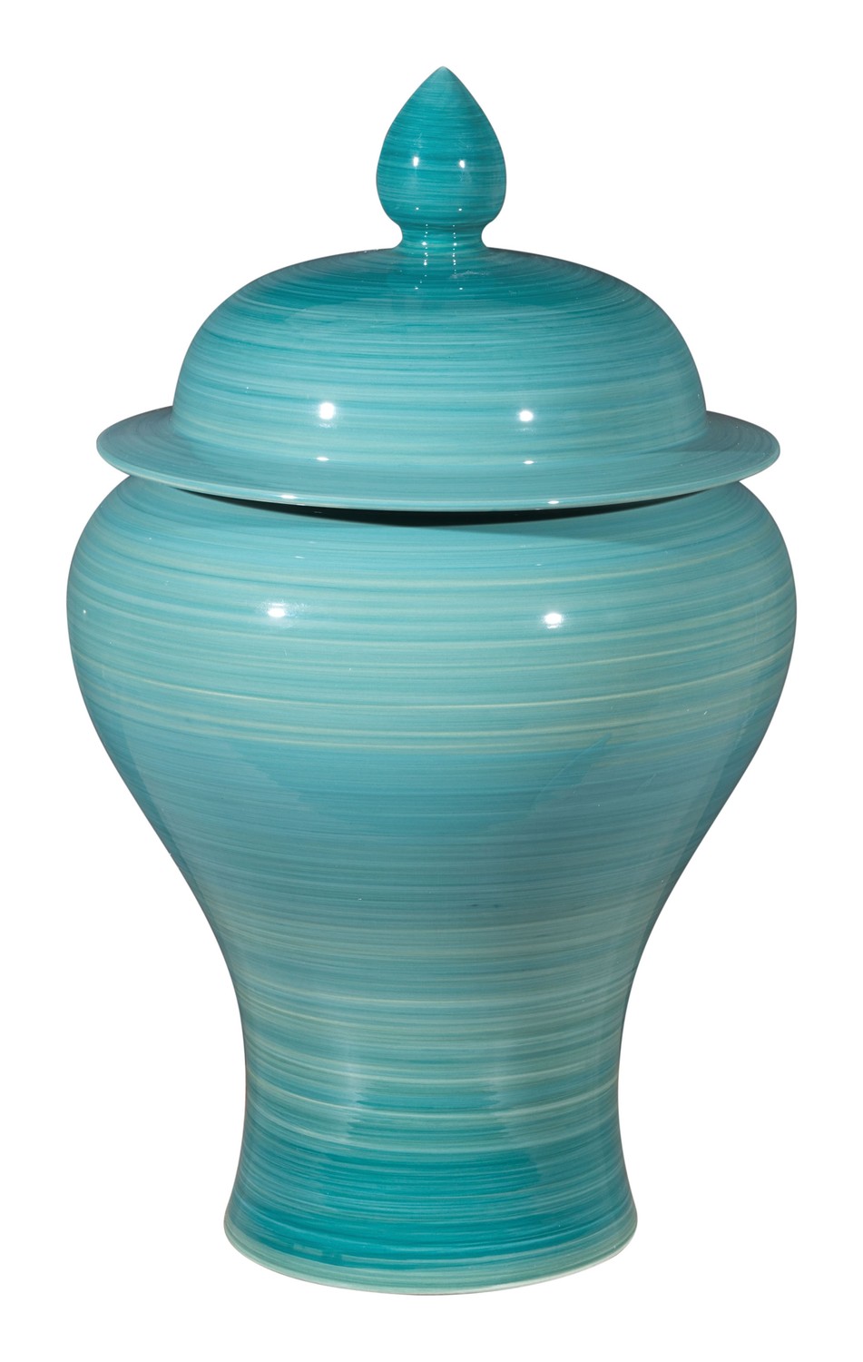 10.8" x 10.8" x 17.9" Blue, Ceramic, Jar