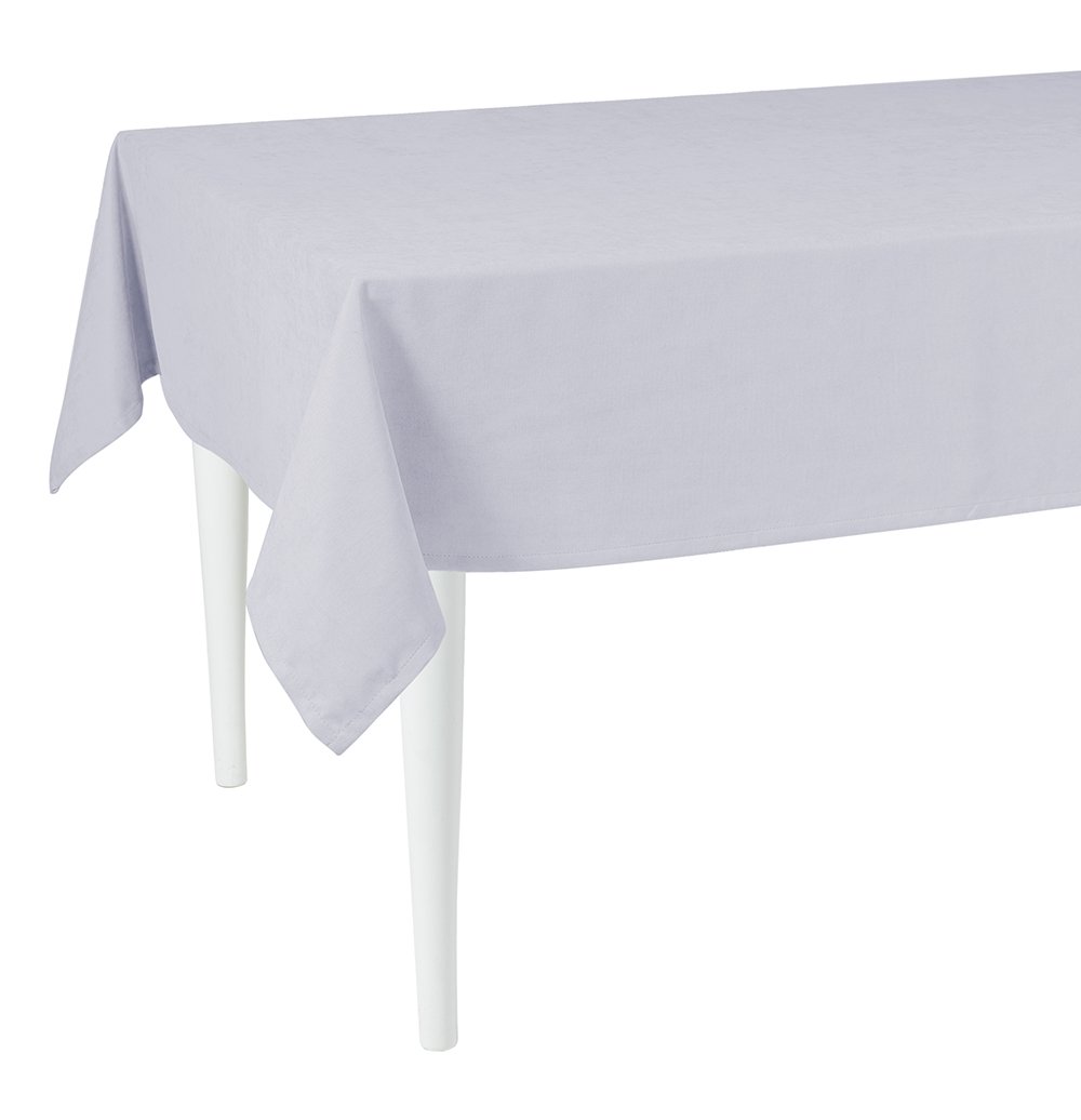 55" Merry Christmas Square Tablecloth in  Grey