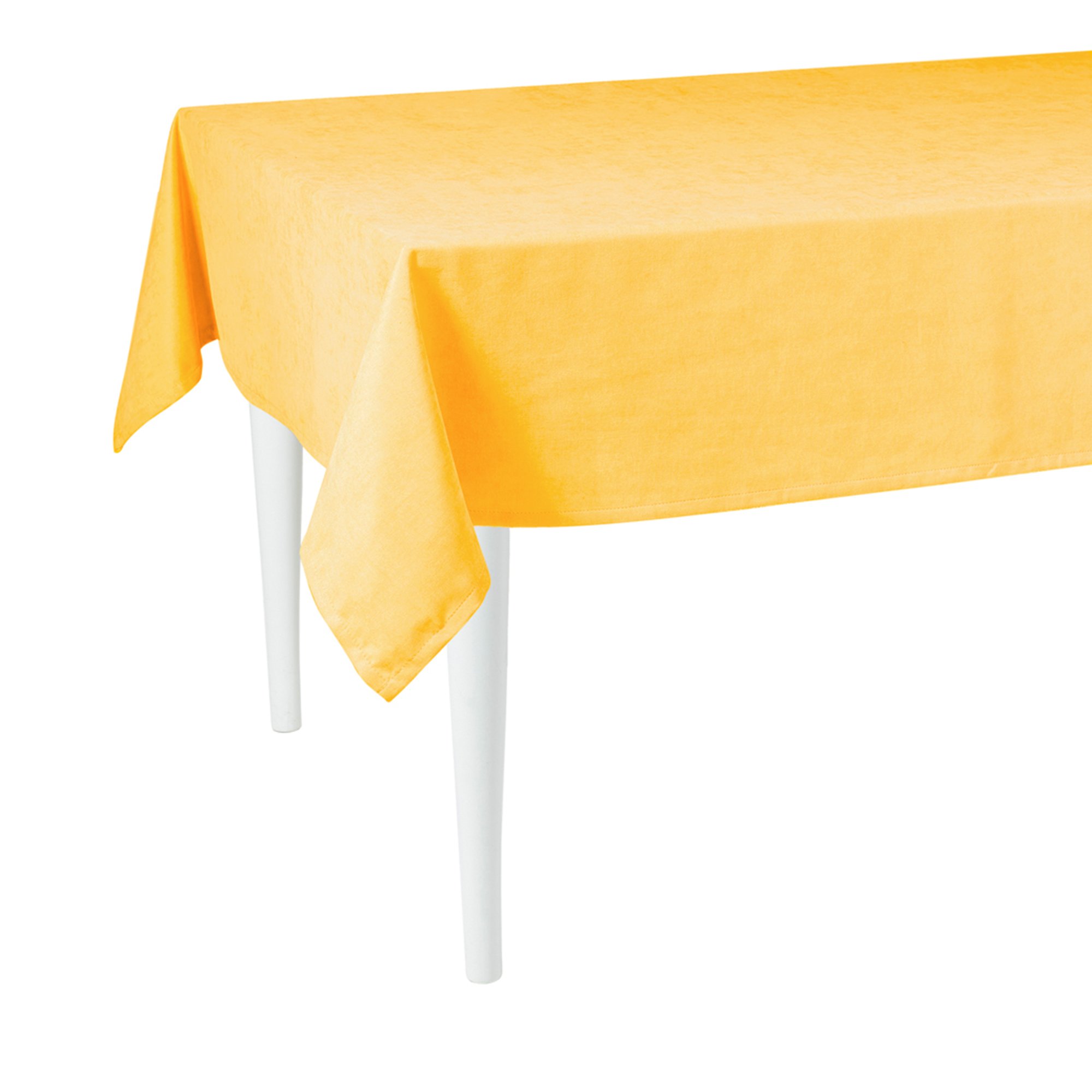 120" Merry Christmas Rectangle Tablecloth in Yellow
