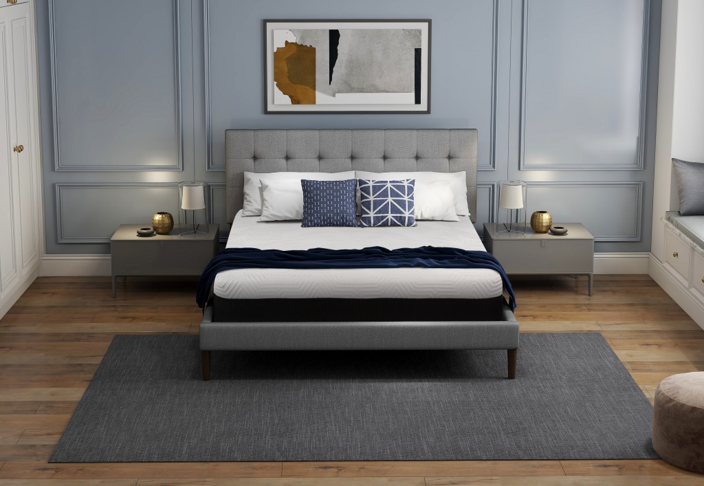 10.5" Hybrid Lux Memory Foam and Wrapped Coil Mattress Full
