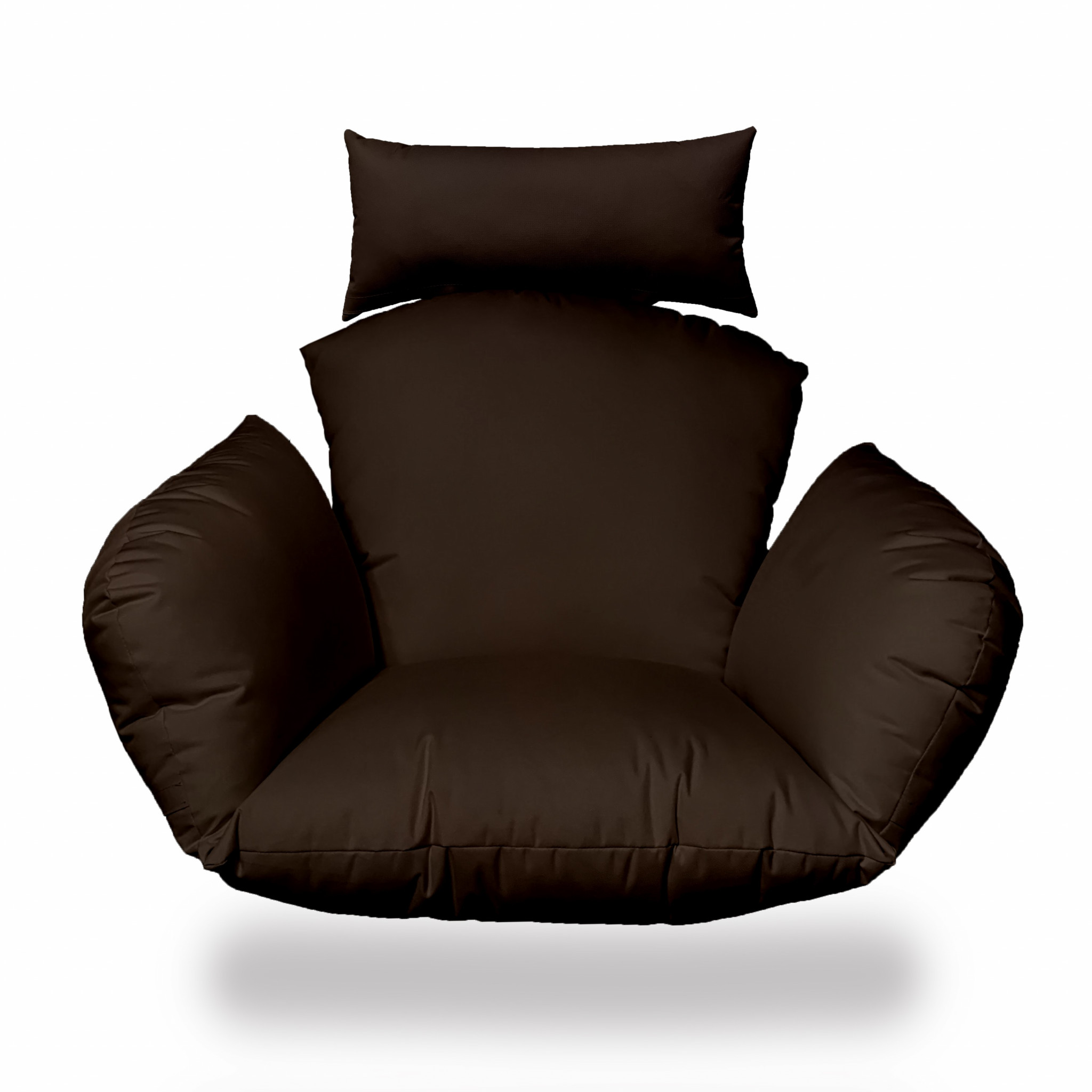 Primo Chocolate Brown Indoor Outdoor Replacement Cushion for Egg Chair