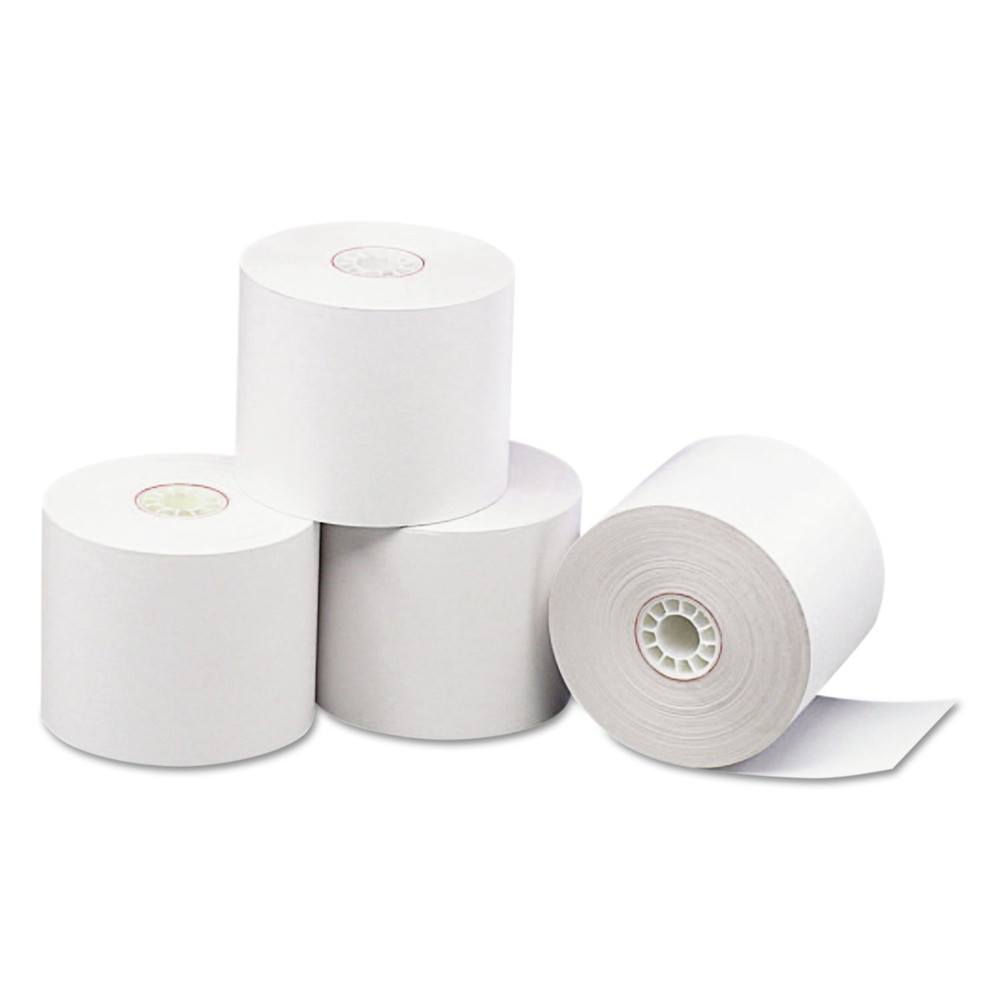 Direct Thermal Printing Paper Rolls, 0.45" Core, 2.31" x 209 ft, White, 24/Carton