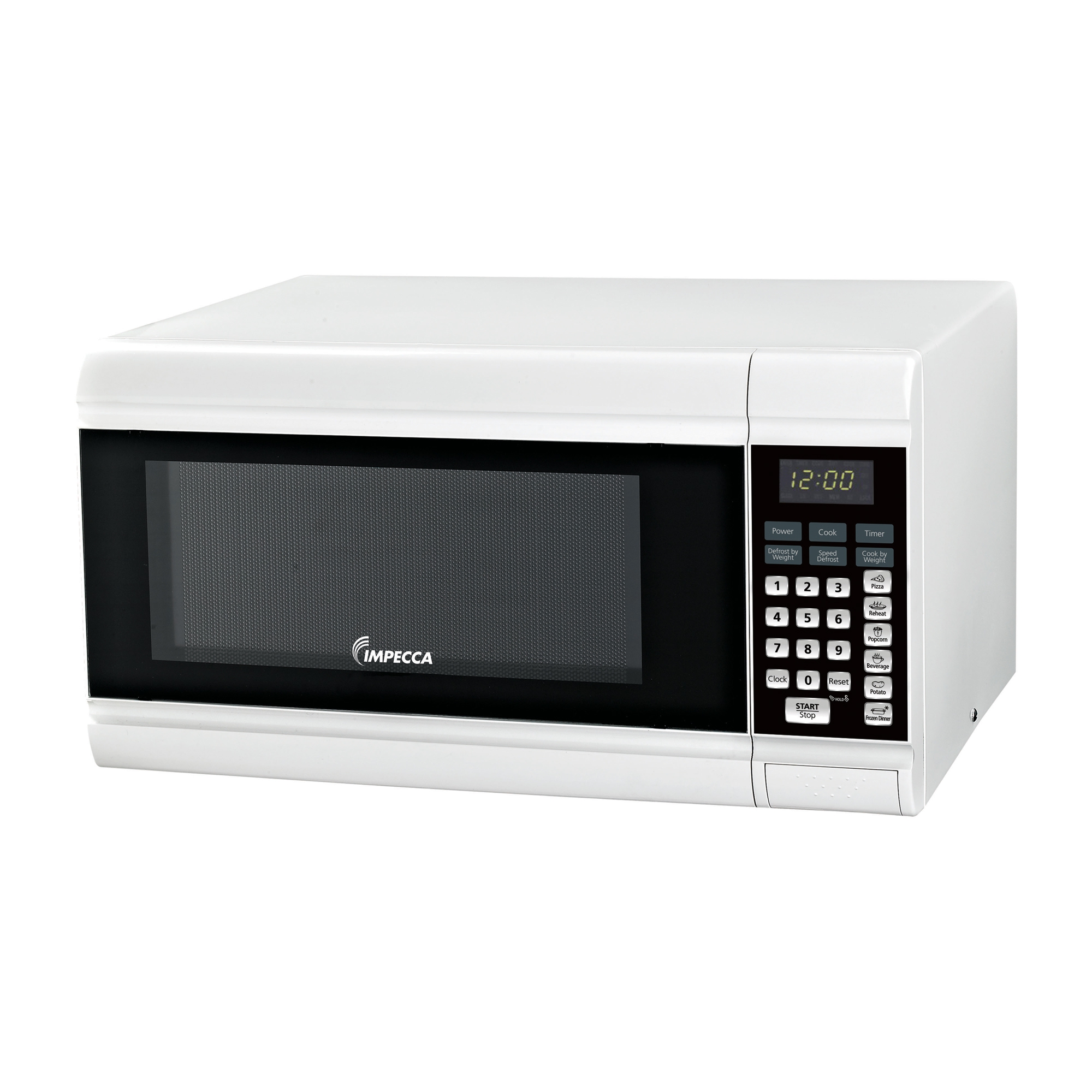 IMPECCA .9 CU FT COUNTER MICROWAVE WHITE